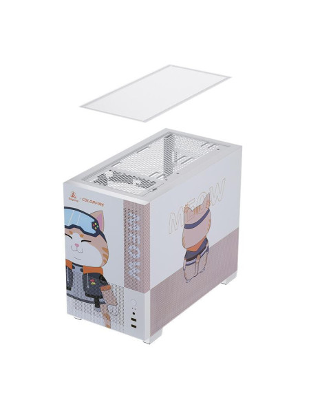 MEMPHIS-S-MEOW-L,Carcasa Segotep Memphis S Meow L alba