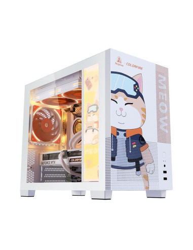 MEMPHIS-S-MEOW-L,Carcasa Segotep Memphis S Meow L alba