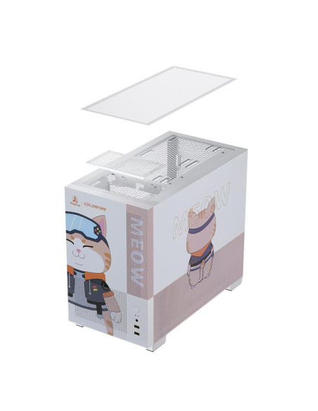 MEMPHIS-S-MEOW-L,Carcasa Segotep Memphis S Meow L alba