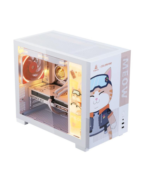 MEMPHIS-S-MEOW-L,Carcasa Segotep Memphis S Meow L alba