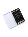 DW2306022,Creioane colorate 12 culori cutie metal derwent academy