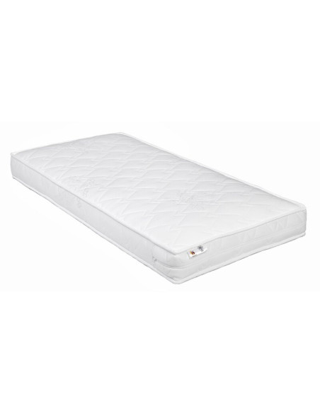 BN-YAPPYHollo_120X60,Saltea pentru patut YappyHollo, Din fibre de in, nuca de cocos si fibre Hollow, Cu husa din bambus, YappyKi
