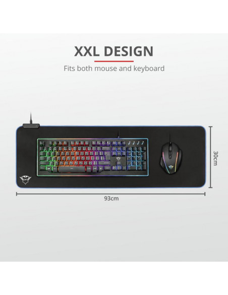 Mouse pad Trust GXT 764 Glide-Flex Flexible RGB, XXL