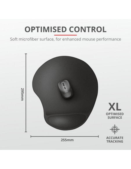 Mouse pad Trust Bigfoot XL, cu gel pad, negru,TR-23728 Mouse pad Trust Bigfoot XL, cu gel pad, negru,TR-23728