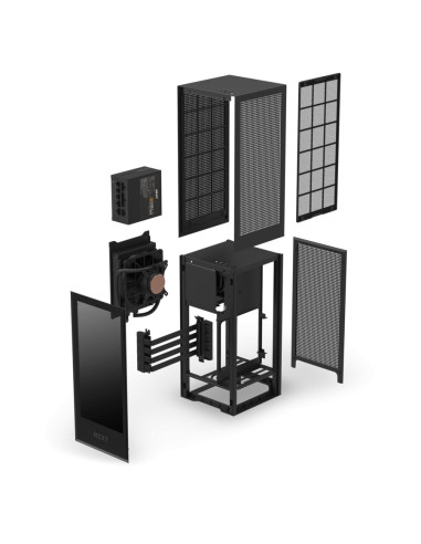 CA-H16WR-B1-EU,Carcasa NZXT H1 Black, 650W