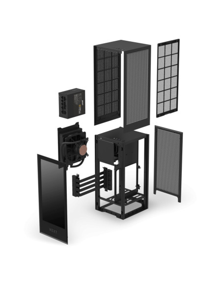 CA-H16WR-B1-EU,Carcasa NZXT H1 Black, 650W