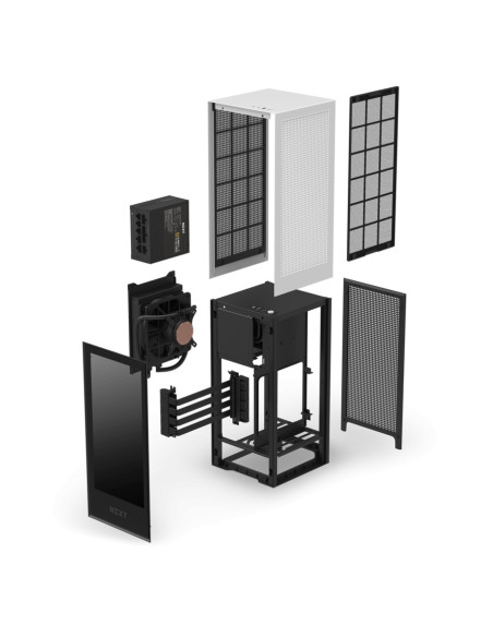 CA-H16WR-W1-EU,Carcasa NZXT H1 White, 650W