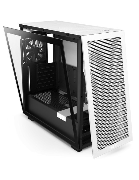 CM-H71FG-01,Carcasa NZXT H7 Flow Matte White-Black, Fara Sursa