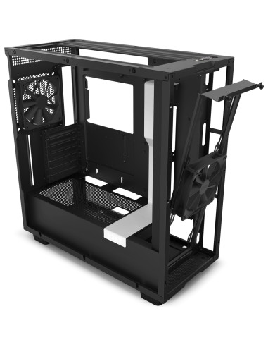 CM-H71FG-01,Carcasa NZXT H7 Flow Matte White-Black, Fara Sursa