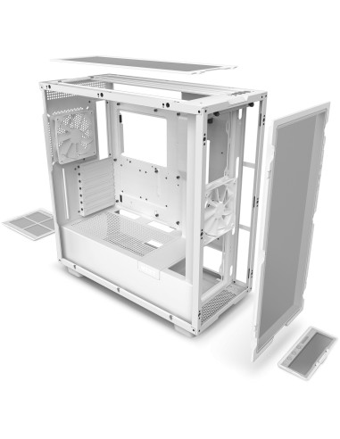 CM-H71FW-01,Carcasa NZXT H7 Flow Matte White, Fara Sursa