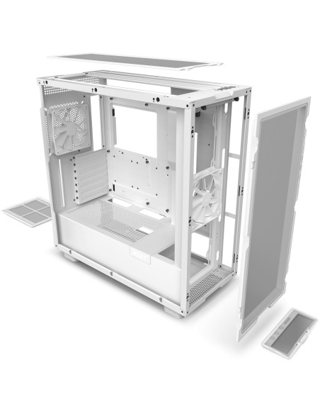 CM-H71FW-01,Carcasa NZXT H7 Flow Matte White, Fara Sursa