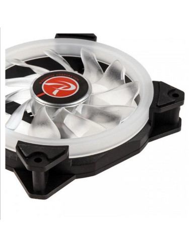 0R40B00112,Ventilator Raijintek IRIS 12 Rainbow ADD RGB LED with Controller, 120mm, 3 Pack