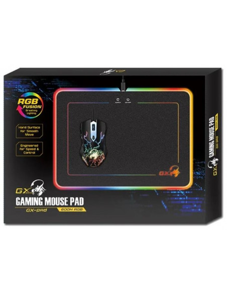 MousePad Genius Gaming GX-Pad 600H RGB, negru,G-31250006400