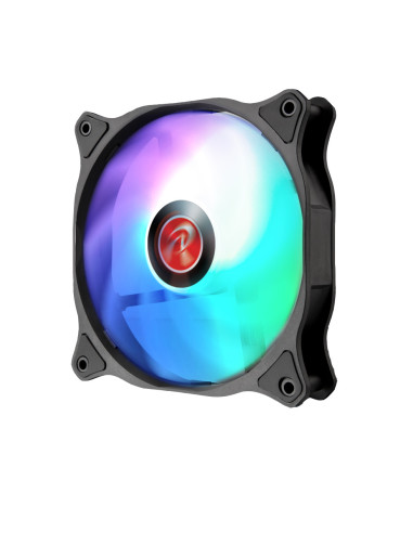 0R40B00192,Ventilator Raijintek EOS 12 Rainbow ADD, 120mm, 3xFan