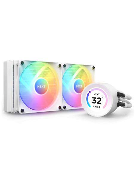 RL-KR24E-W1,Cooler procesor Kraken Elite 240 RGB White, 2x 120mm