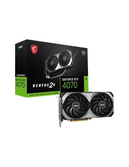 GEFORCE RTX 4070 VENTUS 2X E 12G OC,MSI GeForce RTX 4070 VENTUS 2X E OC 12GB GDDR6X 3xDP 1xHDMI "GEFORCE RTX 4070 VENTUS 2X E 12