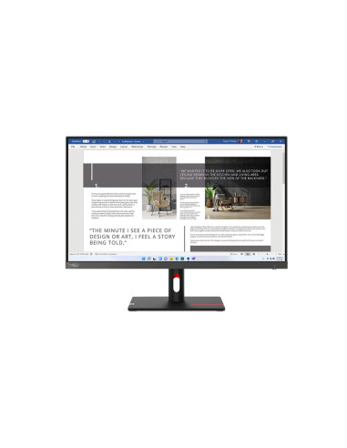 63DFKAT4EU,Lenovo ThinkVision S27i-30, 68,6 cm (27"), 1920 x 1080 Pixel, Full HD, LED, 6 ms, Gri