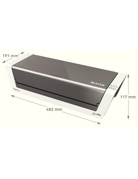 LZ74744000+,Laminator Leitz A3 ilam touch 2, Gri argintiu