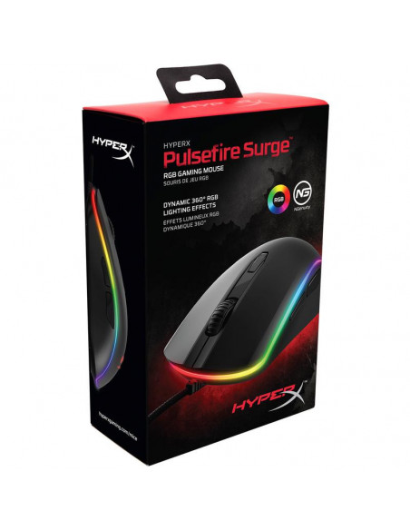 Mouse Kingston HyperX cu fir, Pulsefire Surge, negru,HX-MC002B