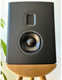 Pac-LYN-CUE100BK,Boxe High-End Lyngdorf CUE-100 Black, Steinway AMT Tweeter, PURIFI Technology, Oak base (pereche) 2