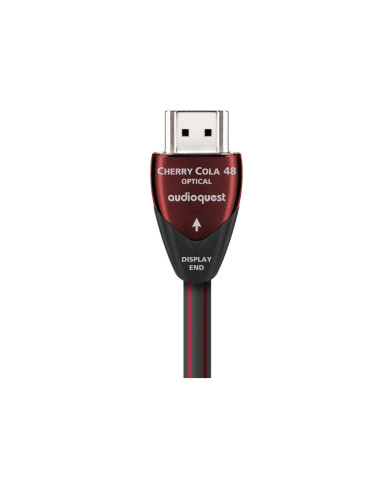 AUDHC-AQ-HDM48CCOLA1000,Cablu HDMI 48gbs, 8K-10K AudioQuest Cherry Cola 48 Hybrid Active Optical Cable (HAOC) 10m