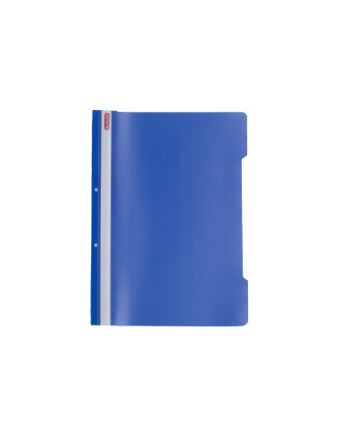 9486360-1,Dosar plastic Herlitz cu sina si gauri, Albastru