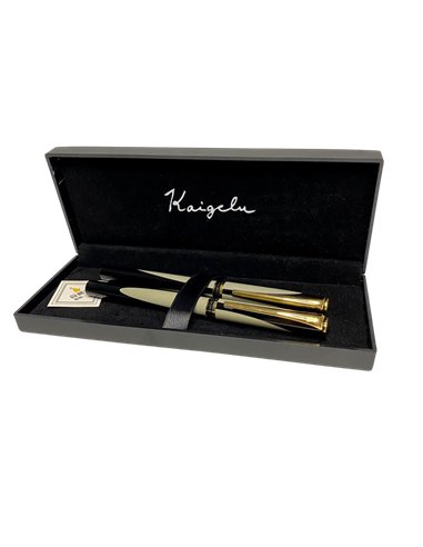 S220/GRI/NEGRU,Set Kaigelu - Stilou + pix, Gri, negru