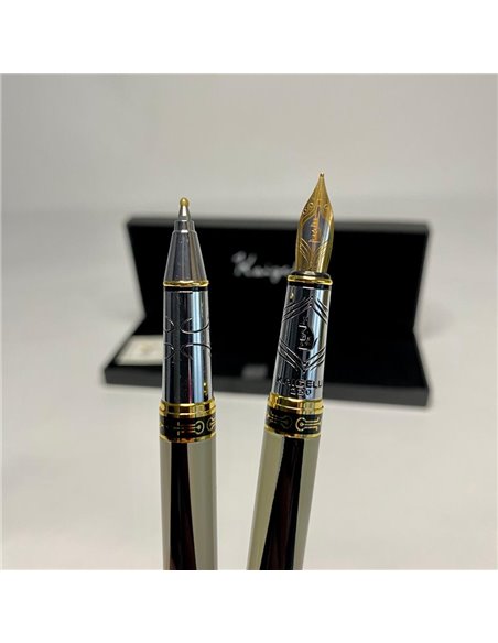 S220/GRI/NEGRU,Set Kaigelu - Stilou + pix, Gri, negru