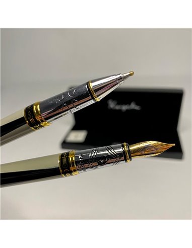 S220/GRI/NEGRU,Set Kaigelu - Stilou + pix, Gri, negru