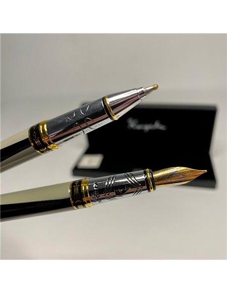 S220/GRI/NEGRU,Set Kaigelu - Stilou + pix, Gri, negru