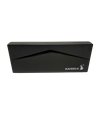 S385/NEGRU,Set Kaigelu - Stilou cu penita ascunsa + pix, Negru mat