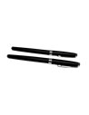 S385/NEGRU,Set Kaigelu - Stilou cu penita ascunsa + pix, Negru mat