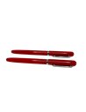 S381/ROSU,Set Kaigelu S381 - Stilou cu penita ascunsa + pix, Rosu
