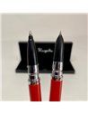 S381/ROSU,Set Kaigelu S381 - Stilou cu penita ascunsa + pix, Rosu