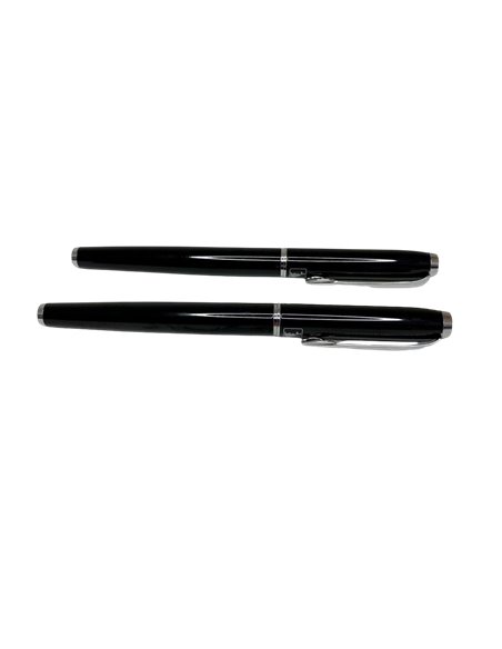 317/NEGRU,Set Kaigelu 317 - Stilou cu penita ascunsa + pix, Negru