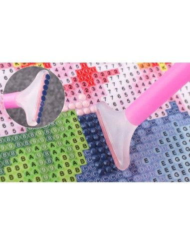 GBNORG-101,Set organizator si accesorii pentru goblen cu diamante, 21 piese