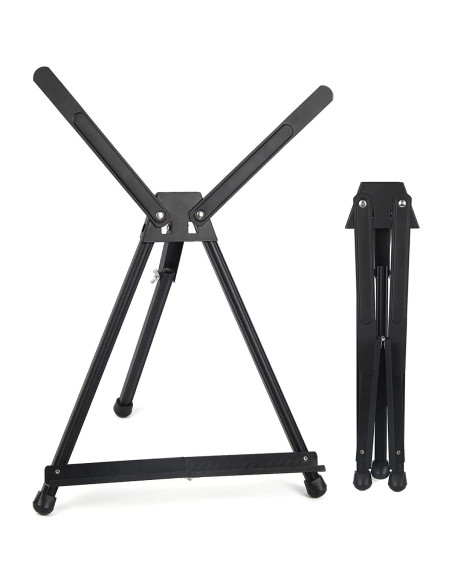 CRDSEV9,Sevalet de masa, birou, pliabil, material aluminiu, pentru panze de pana la 50x65 cm, 1.2kg