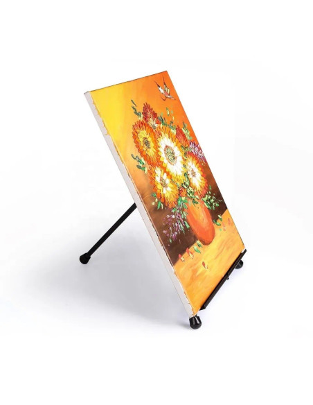 CRDSEV9,Sevalet de masa, birou, pliabil, material aluminiu, pentru panze de pana la 50x65 cm, 1.2kg