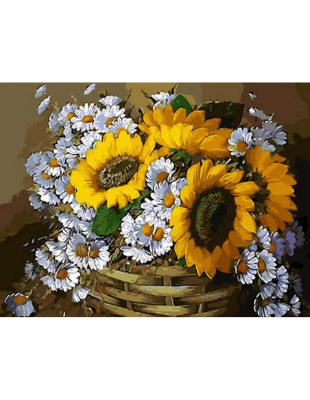 GBN258_4050,Goblen cu Diamante patrate, 40x50 cm, Cos Plin de Vara, GBN-258