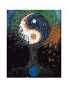 GBN254_4050,Goblen cu Diamante patrate, 40x50 cm, Pace Universala, GBN-254