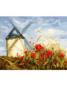 GBN242_4050,Goblen cu Diamante patrate, 40x50 cm, Inainea Morii, GBN-242