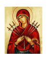 GBN269_4050,Goblen cu Diamante patrate, 40x50 cm, Maica Domnului, GBN-269