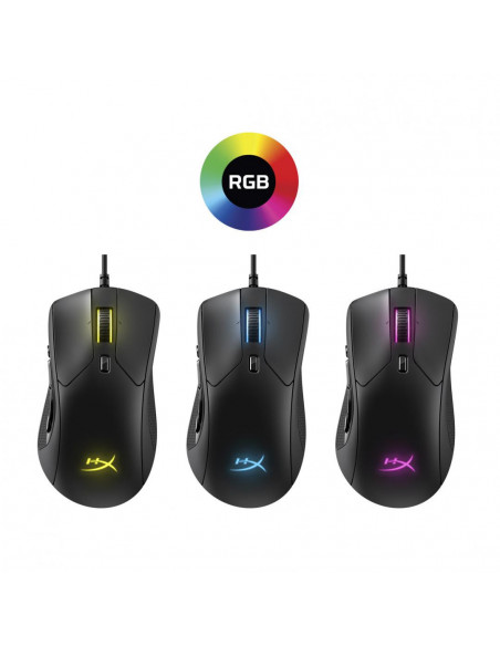 Mouse Kingston HyperX cu fir, Pulsefire Raid, negru,HX-MC005B Mouse Kingston HyperX cu fir, Pulsefire Raid, negru,HX-MC005B