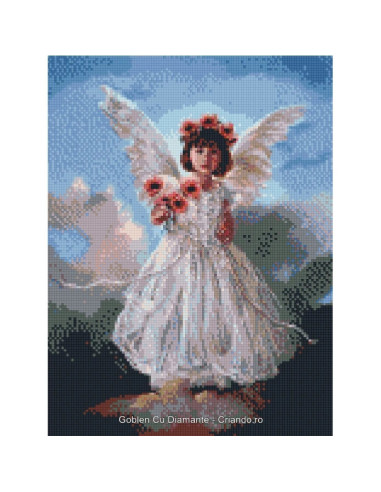 GBN134_4050,Goblen cu Diamante patrate, 40x50 cm, GBN-134