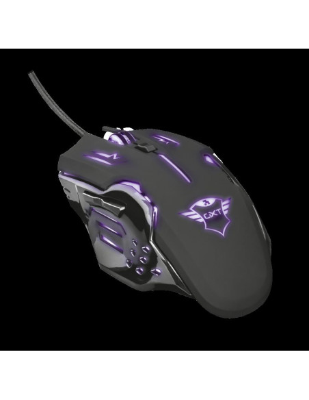 Mouse Trust GXT 108 Rava, Illuminated Gaming, negru,TR-22090