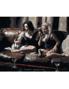 PDP3576_5040,Pictura pe numere Portret 40x50 cm, Caracteristici Opuse, PDP3576