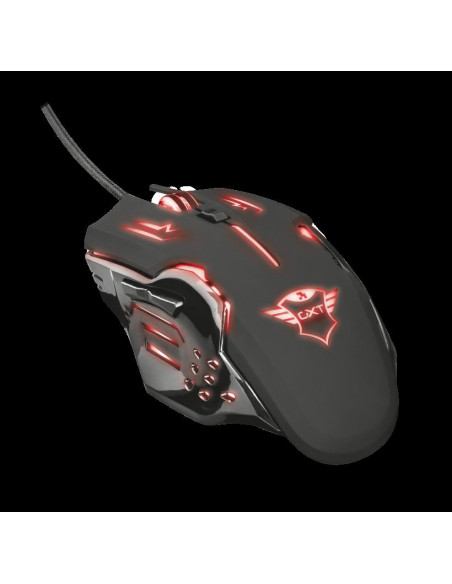 Mouse Trust GXT 108 Rava, Illuminated Gaming, negru,TR-22090