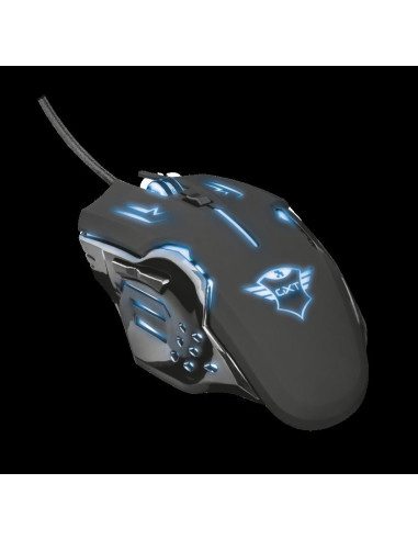 Mouse Trust GXT 108 Rava, Illuminated Gaming, negru,TR-22090