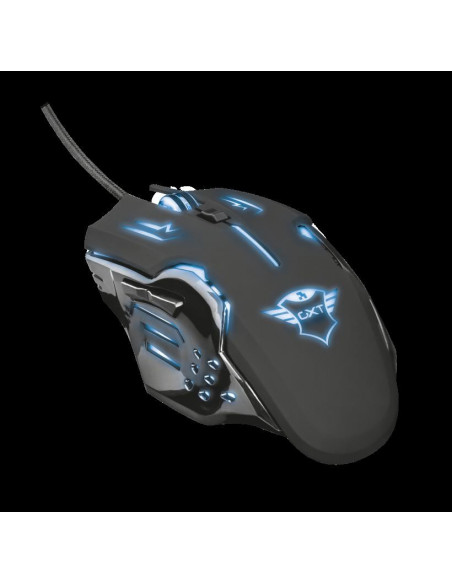 Mouse Trust GXT 108 Rava, Illuminated Gaming, negru,TR-22090