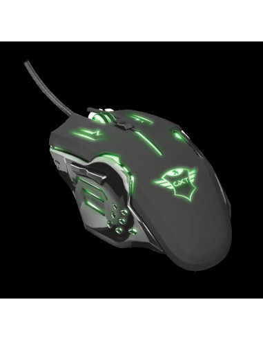 Mouse Trust GXT 108 Rava, Illuminated Gaming, negru,TR-22090